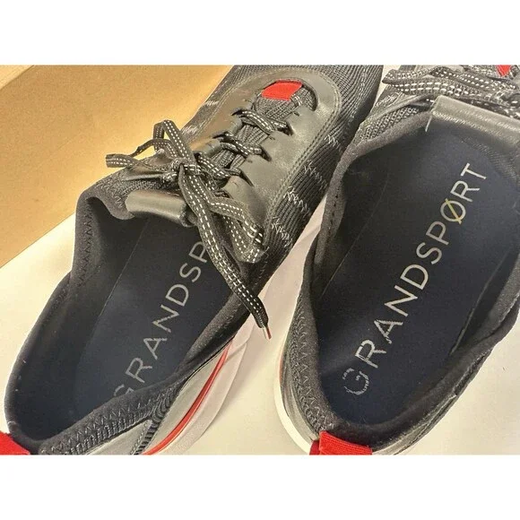 Cole Haan Grandsport Trainer Shoes Sneaker Men’s 11M Black Knit/Nimbus Cloud - Picture 9 of 9